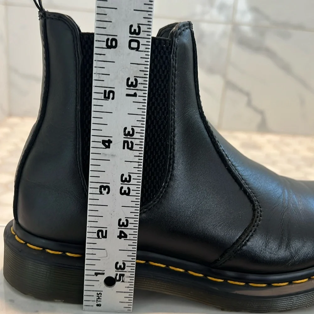 Dr Martens 2976 NAPPA LEATHER BLACK CHELSEA BOOTS Women’s Size 6